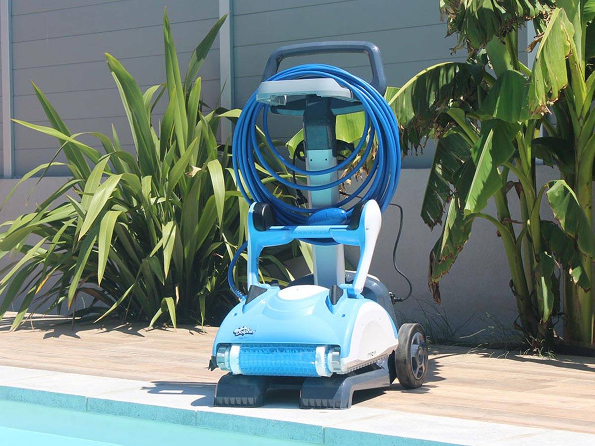 Dolphin - Robot de piscine électrique Nauty + Chariot - Dolphin - Imagen 3