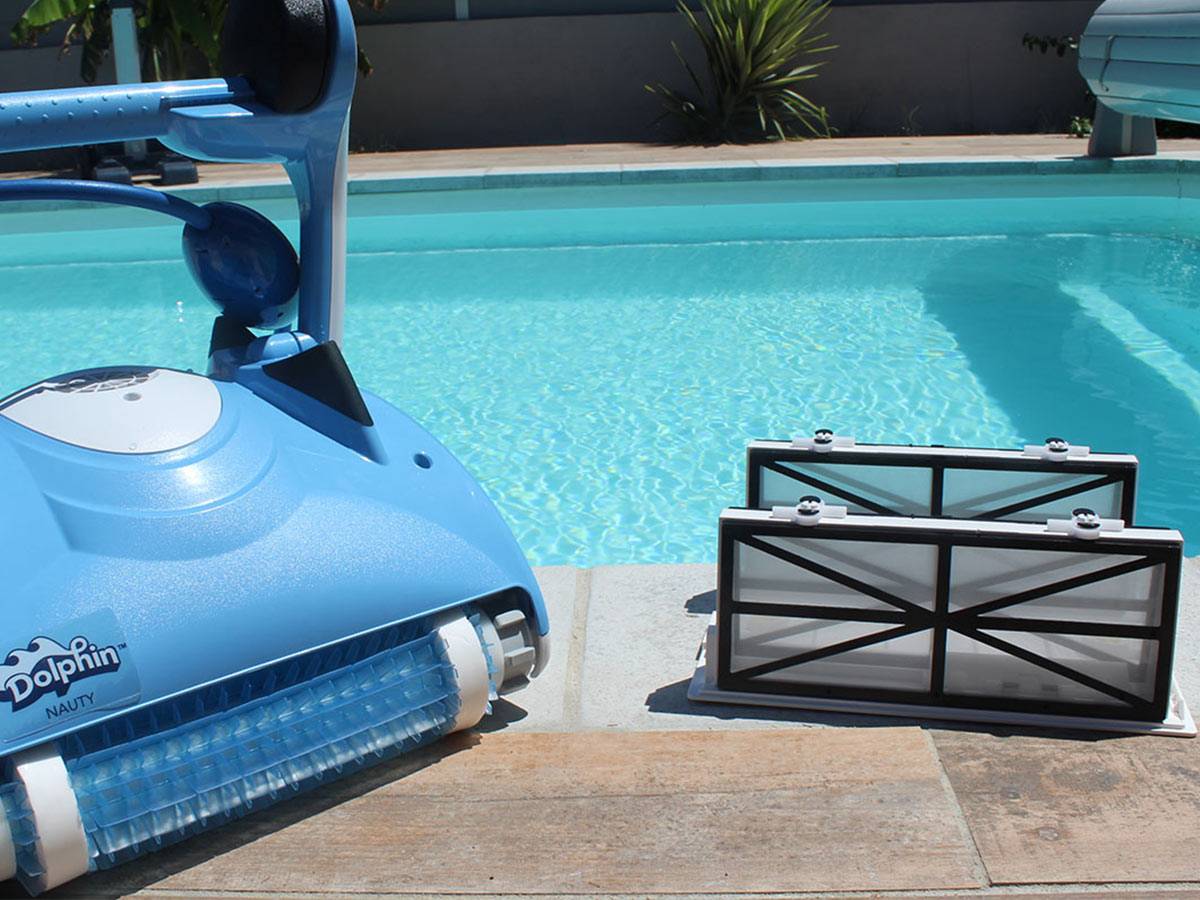 Dolphin - Robot de piscine électrique Nauty + Chariot - Dolphin - Imagen 5