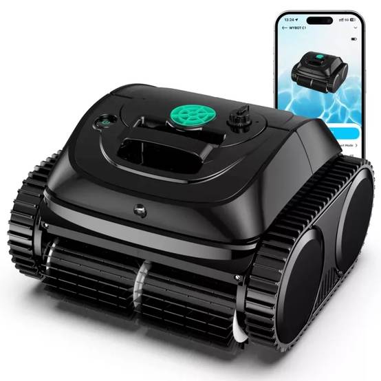 Robot piscine sans fil - WYBOT Osprey 800 - Nettoyeur piscine automatique - Autonomie 150 min - Filtration fine 180 microns - Image 1