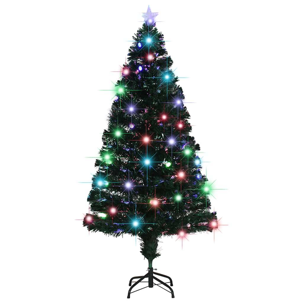 Vidaxl - Arbre de Noël pré-éclairé avec support et LED 150 cm fibre optique vidaXL 284301 - Image 4