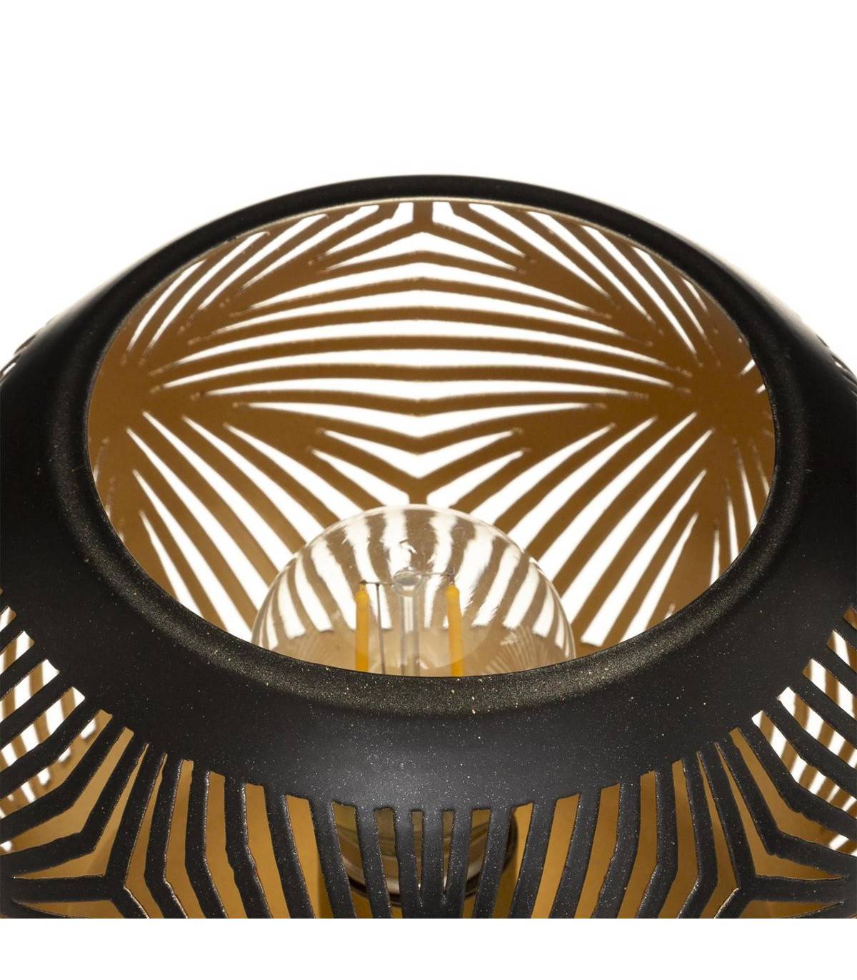 Photophore Boule LED en Bois et Métal - Imagen 3