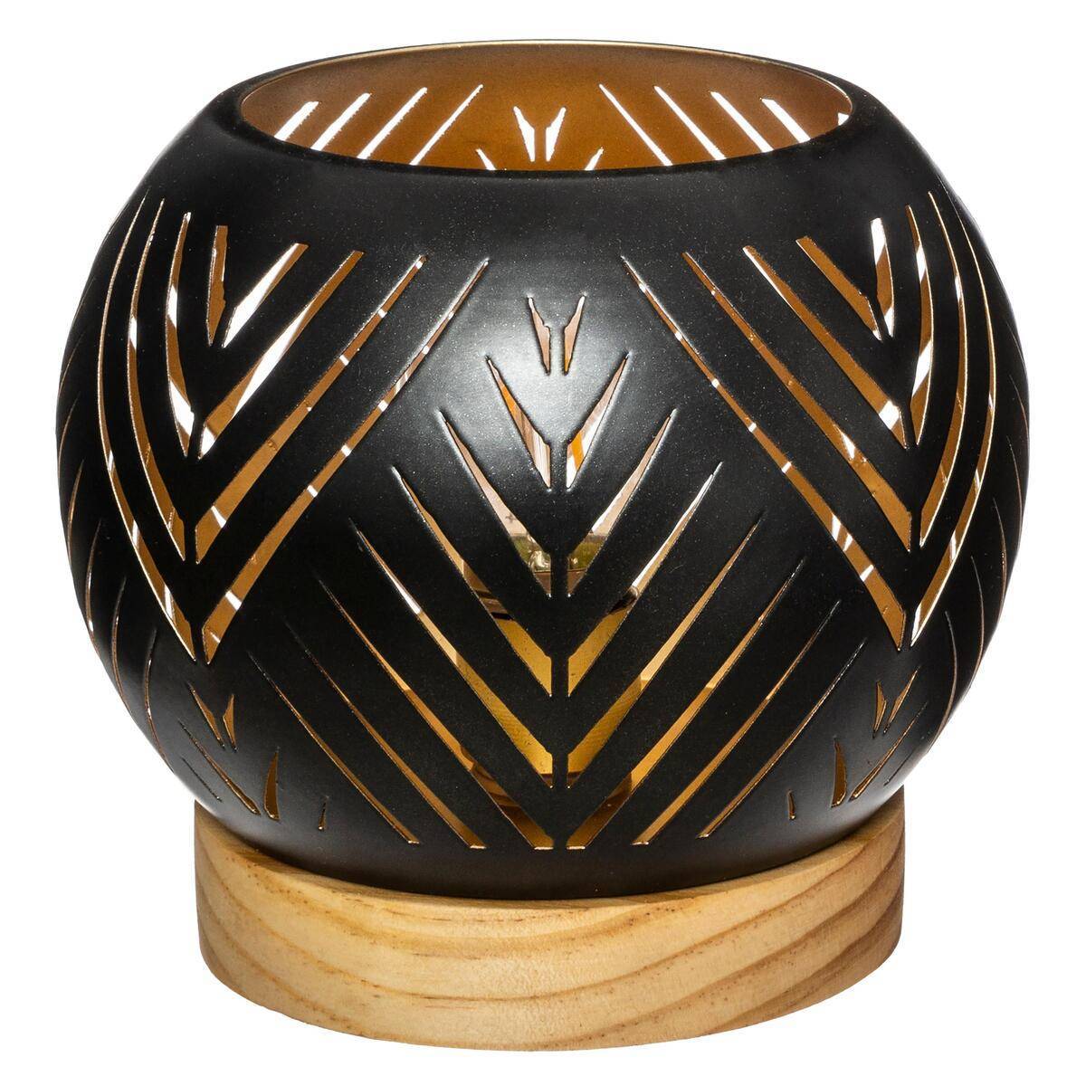 Atmosphera - Photophore "Raja" boule LED métal D15cm - Atmosphera Créateur d'intérieur - Image 2