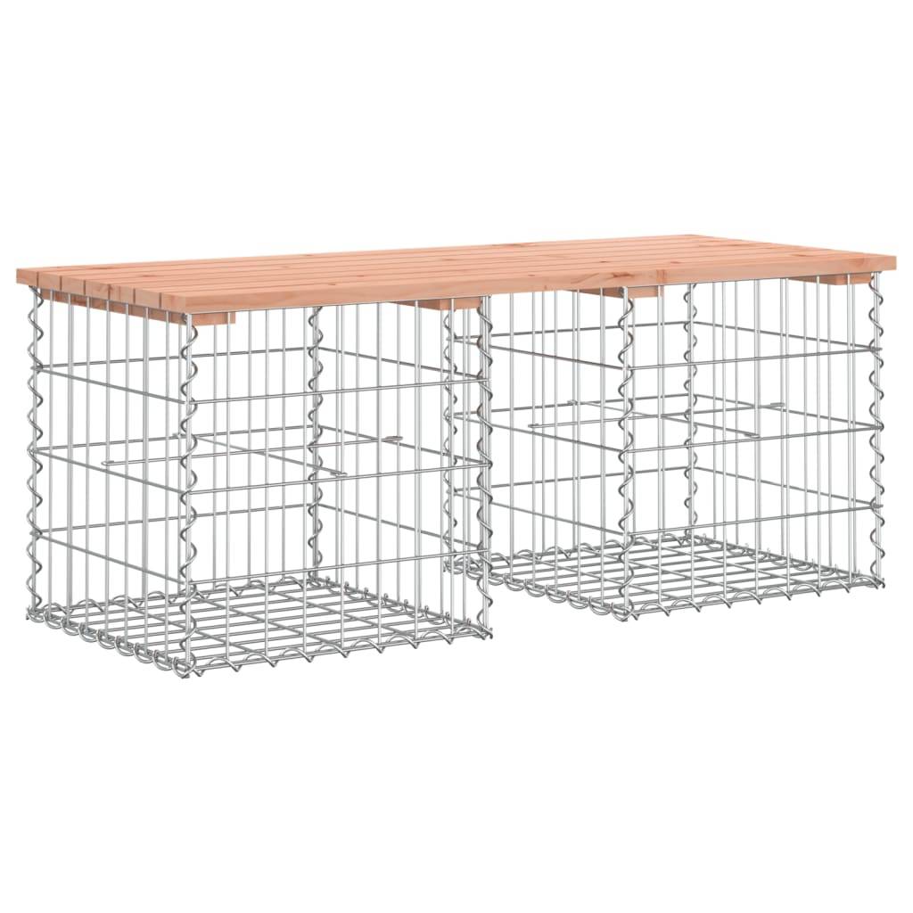 PANGIVO - Banc de jardin bois de douglas et acier naturel 103 x 44 x 42 cm, Poids:11.55kg - PANGIVO - Image 5