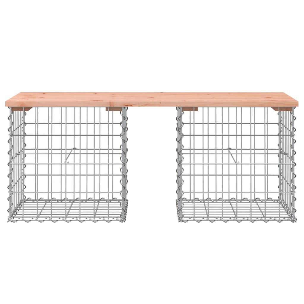 PANGIVO - Banc de jardin bois de douglas et acier naturel 103 x 44 x 42 cm, Poids:11.55kg - PANGIVO - Image 3