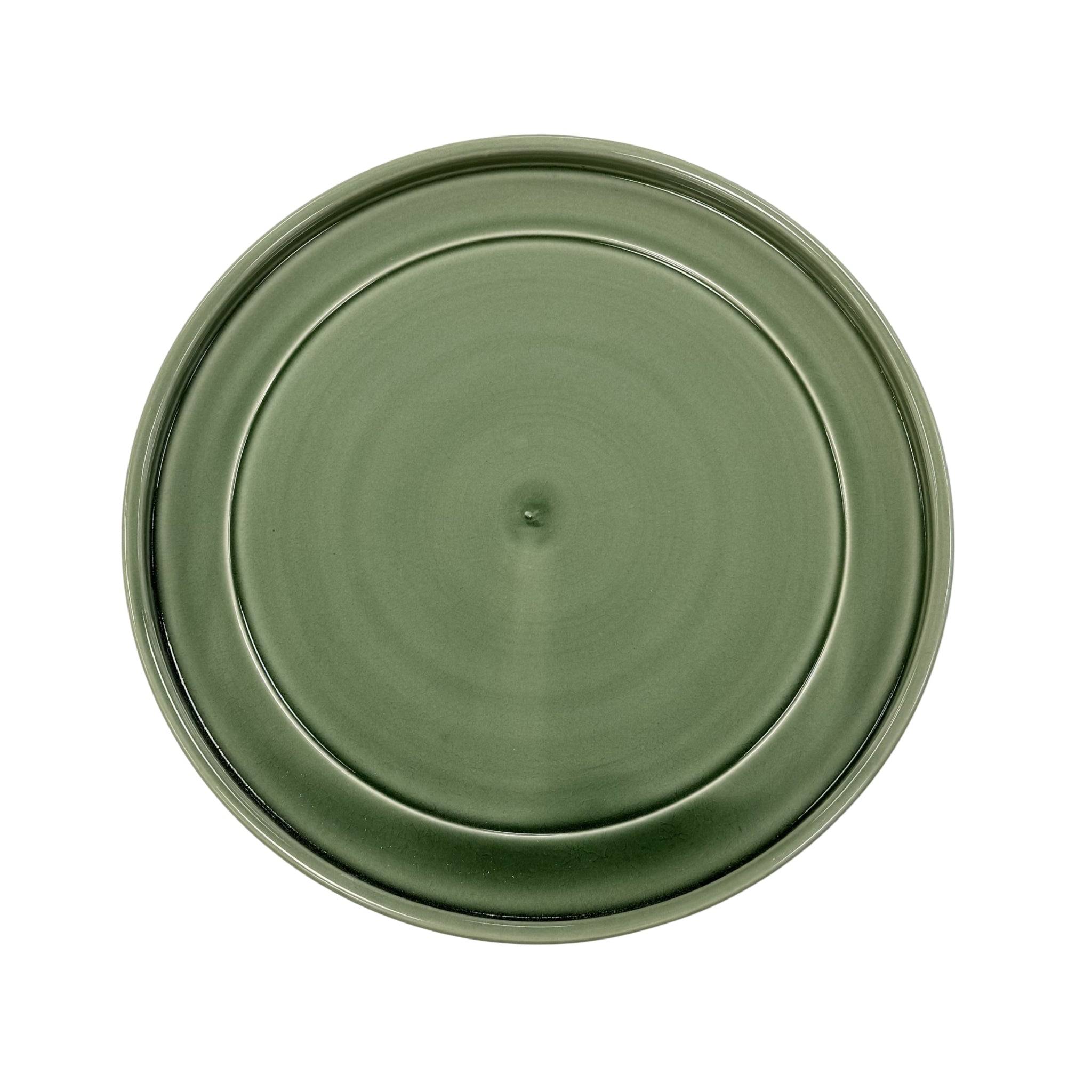 Provencelia - Soucoupe 29cm vert de gris - Image 1