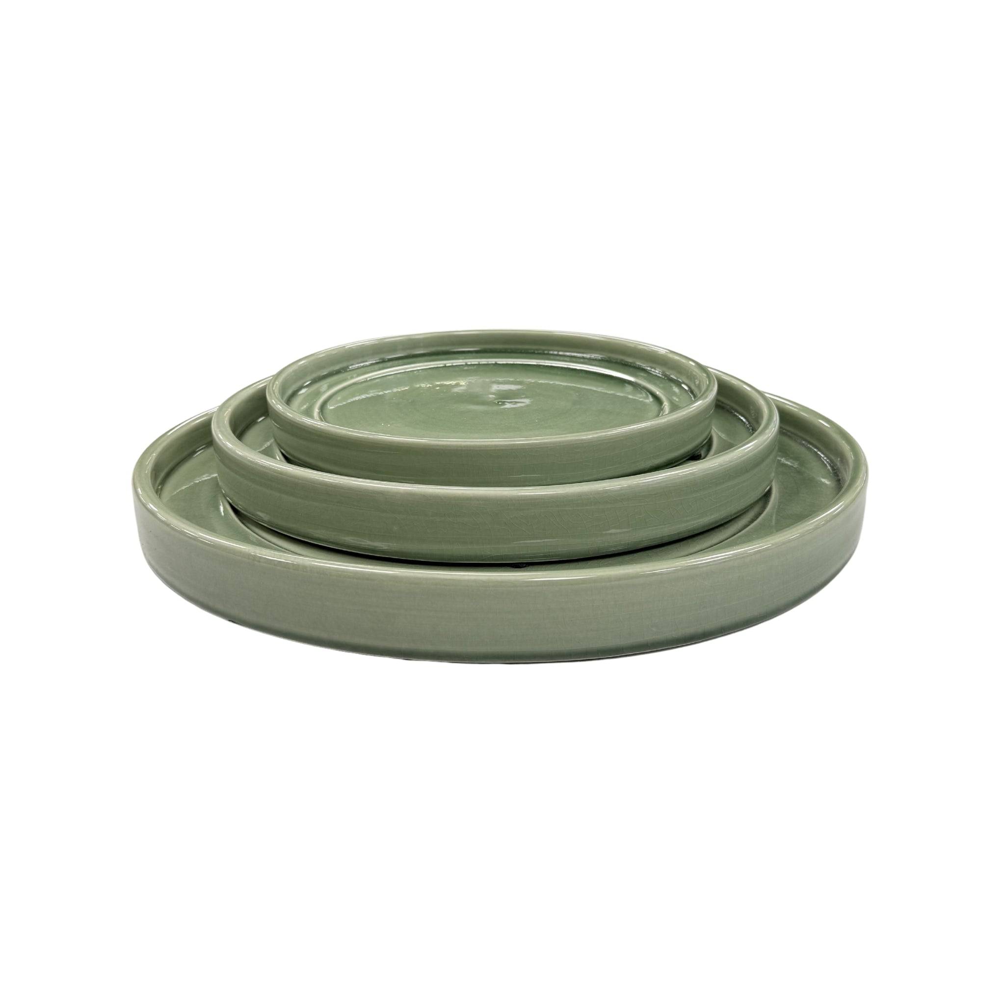 Provencelia - Soucoupe 29cm vert de gris - Image 5