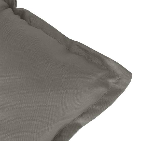 Lot de 2 coussins de chaise à dossier bas polyester gris foncé 100 x 50 x 7 cm - PANGIVO - Image 9