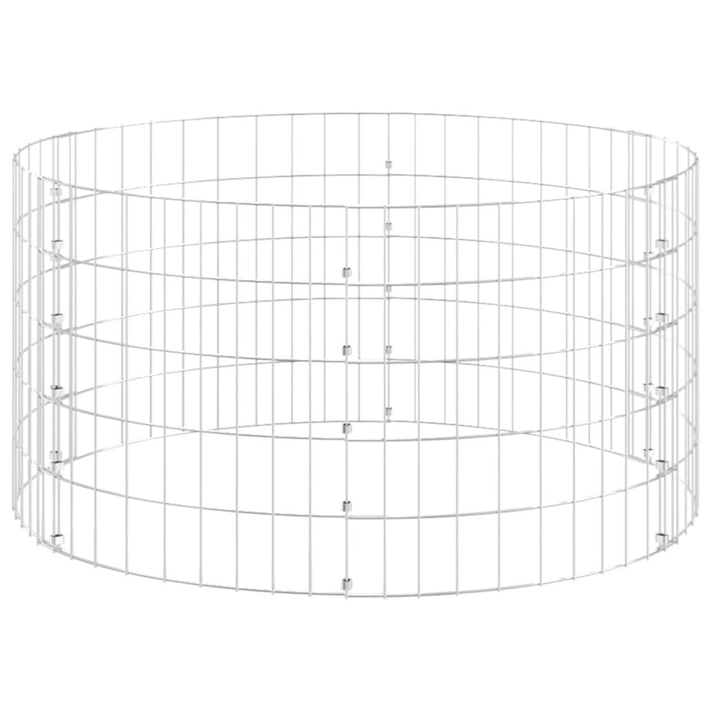 Composteur de jardin large en acier galvanisé Ø100x50 cm – ComfortXL Outdoor Living - Image 2