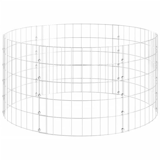 Composteur de jardin large en acier galvanisé Ø100x50 cm – ComfortXL Outdoor Living - Image 4