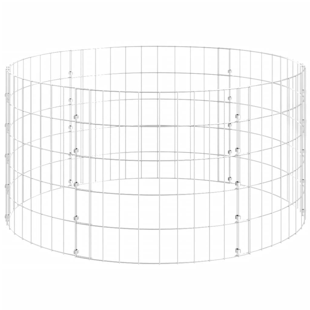 Composteur de jardin large en acier galvanisé Ø100x50 cm – ComfortXL Outdoor Living - Image 4