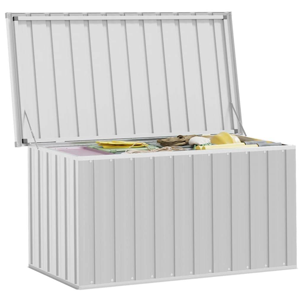 PANGIVO - Coffre de rangement acier galvanisé gris 129 x 67 x 65 cm - PANGIVO - Image 8