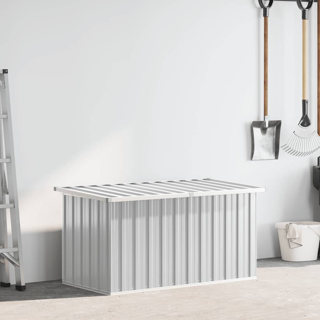 PANGIVO - Coffre de rangement acier galvanisé gris 129 x 67 x 65 cm - PANGIVO - Image 3