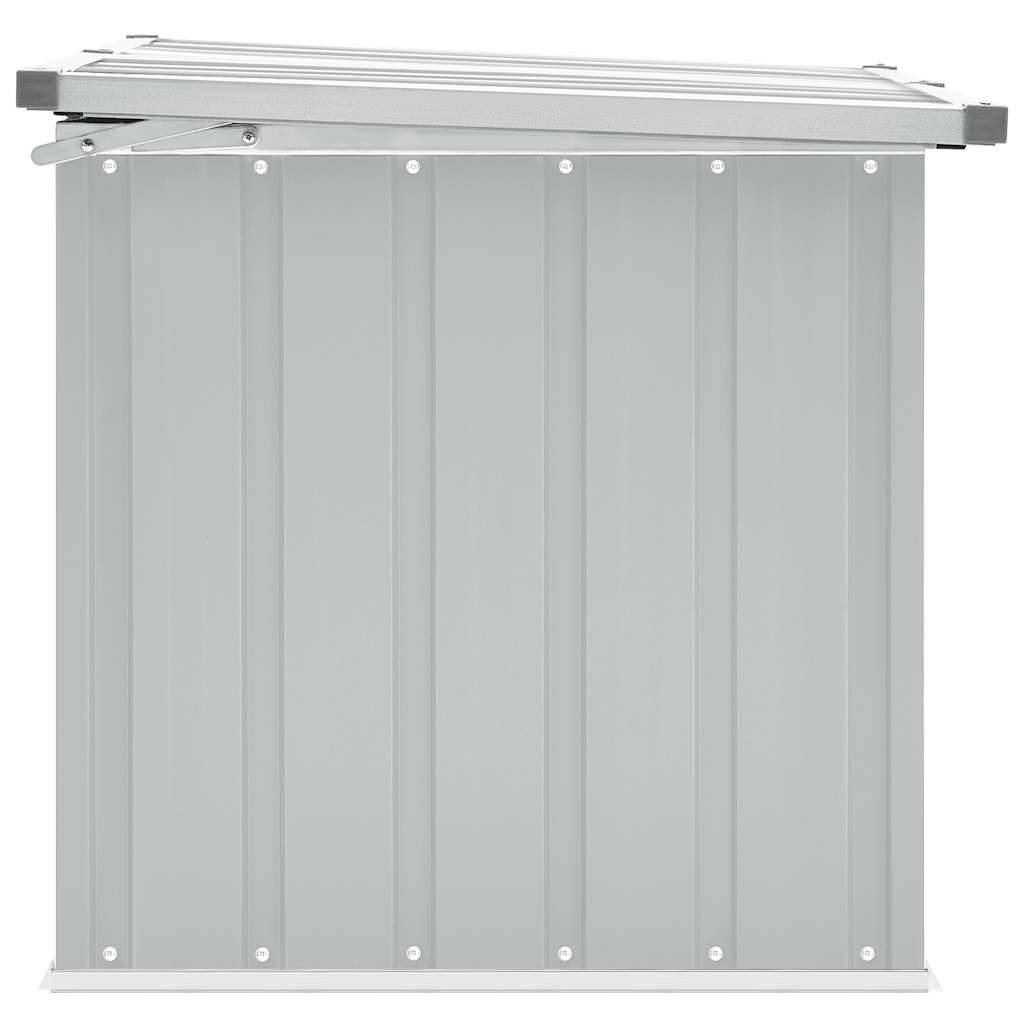 PANGIVO - Coffre de rangement acier galvanisé gris 129 x 67 x 65 cm - PANGIVO - Image 7