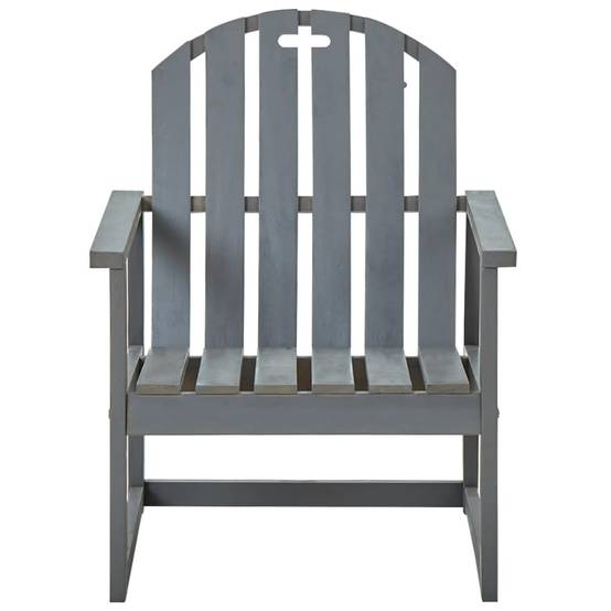 Fauteuils Bas de Jardin en Bois d'Acacia Massif avec Finition Grise Lavée Gris Lot de 2 – ComfortXL Outdoor Living - Image 3