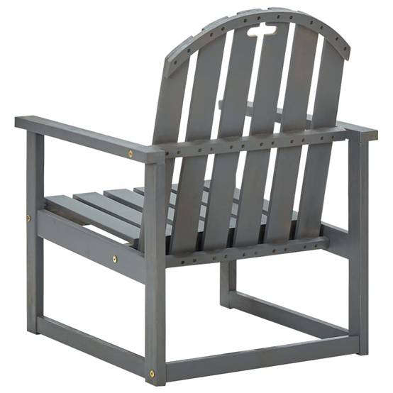 Fauteuils Bas de Jardin en Bois d'Acacia Massif avec Finition Grise Lavée Gris Lot de 2 – ComfortXL Outdoor Living - Image 5