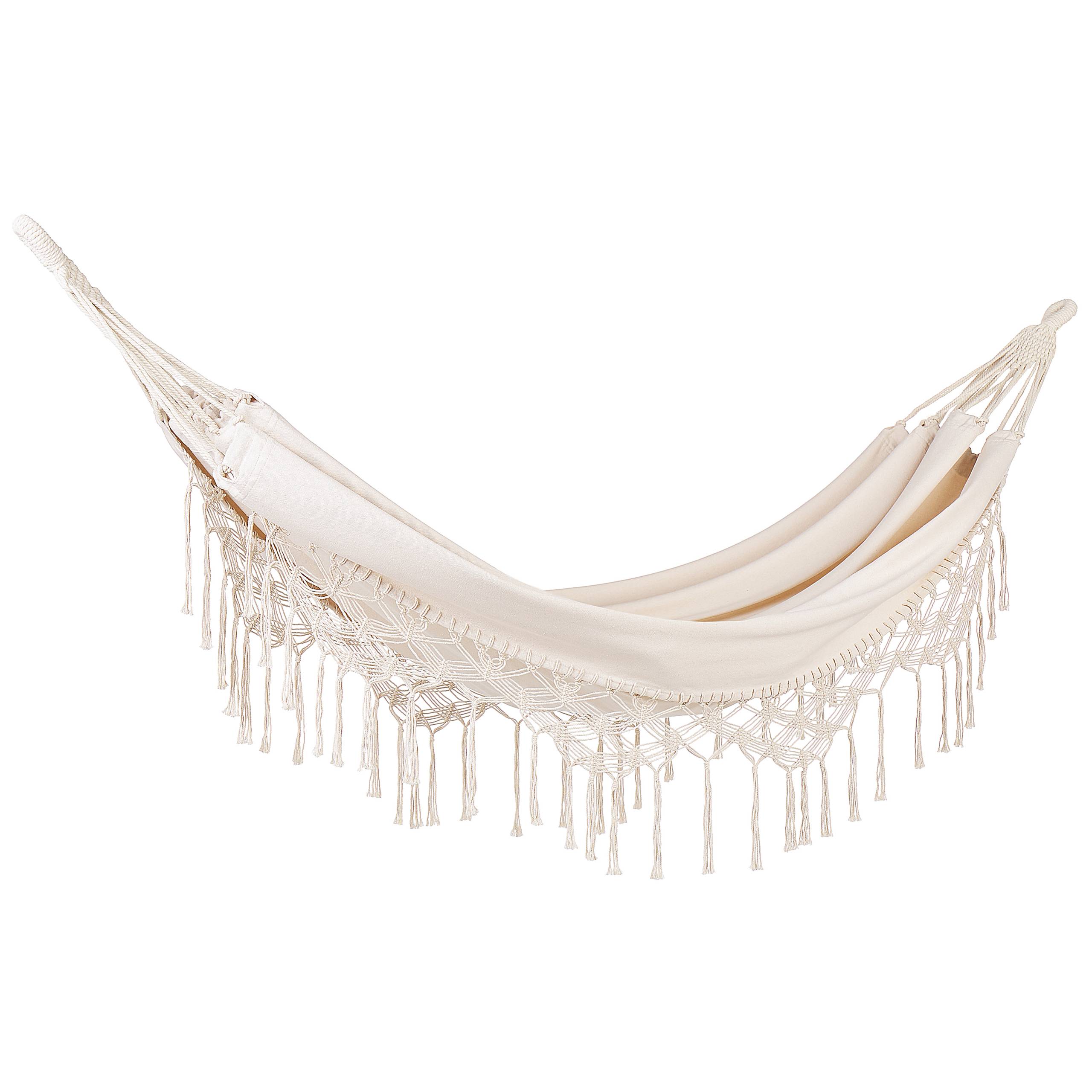 Beliani - Hamac Coton Beige ROCCA - Beliani - Imagen 2