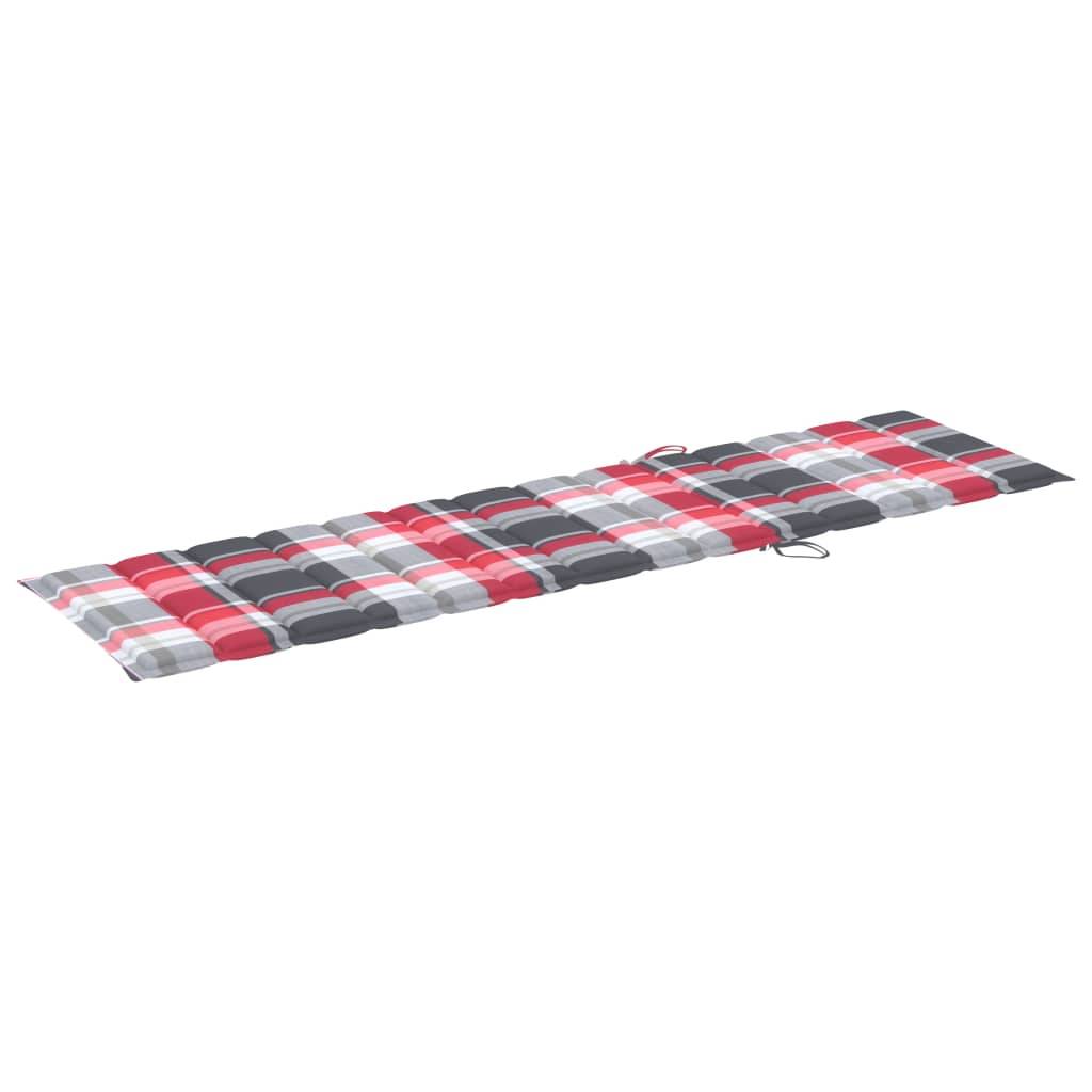 Helloshop26 - Lot de 2 transats chaise longue bain de soleil lit de jardin terrasse meuble d'extérieur avec table et coussin bois de teck solide - Imagen 7