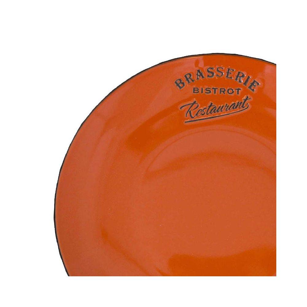 Antic Line Creations - Assiettes colorées Brasserie bistrot (Lot de 6) Assiettes plates - 21,5 cm Antic Line Créations - Imagen 3