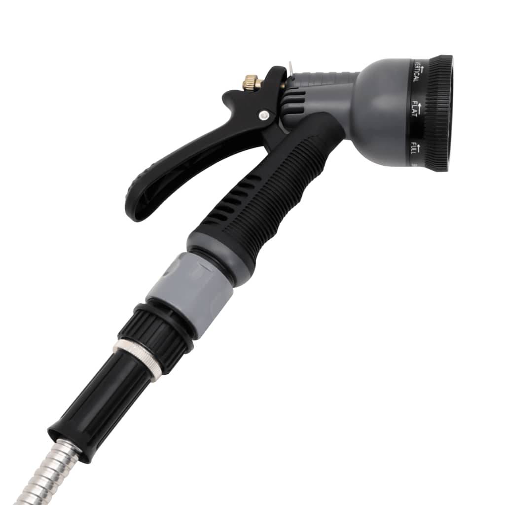 Vidaxl - Tuyau d'arrosage buse de pulvérisation argenté 0,6" 22,5 m inox vidaXL 154512 - Image 6