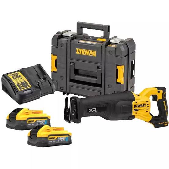 Scie Sabre Sans Fil XR 18V Advantage 5Ah Li-Ion Brushless DEWALT - DCS386H2T-QW - Image 1