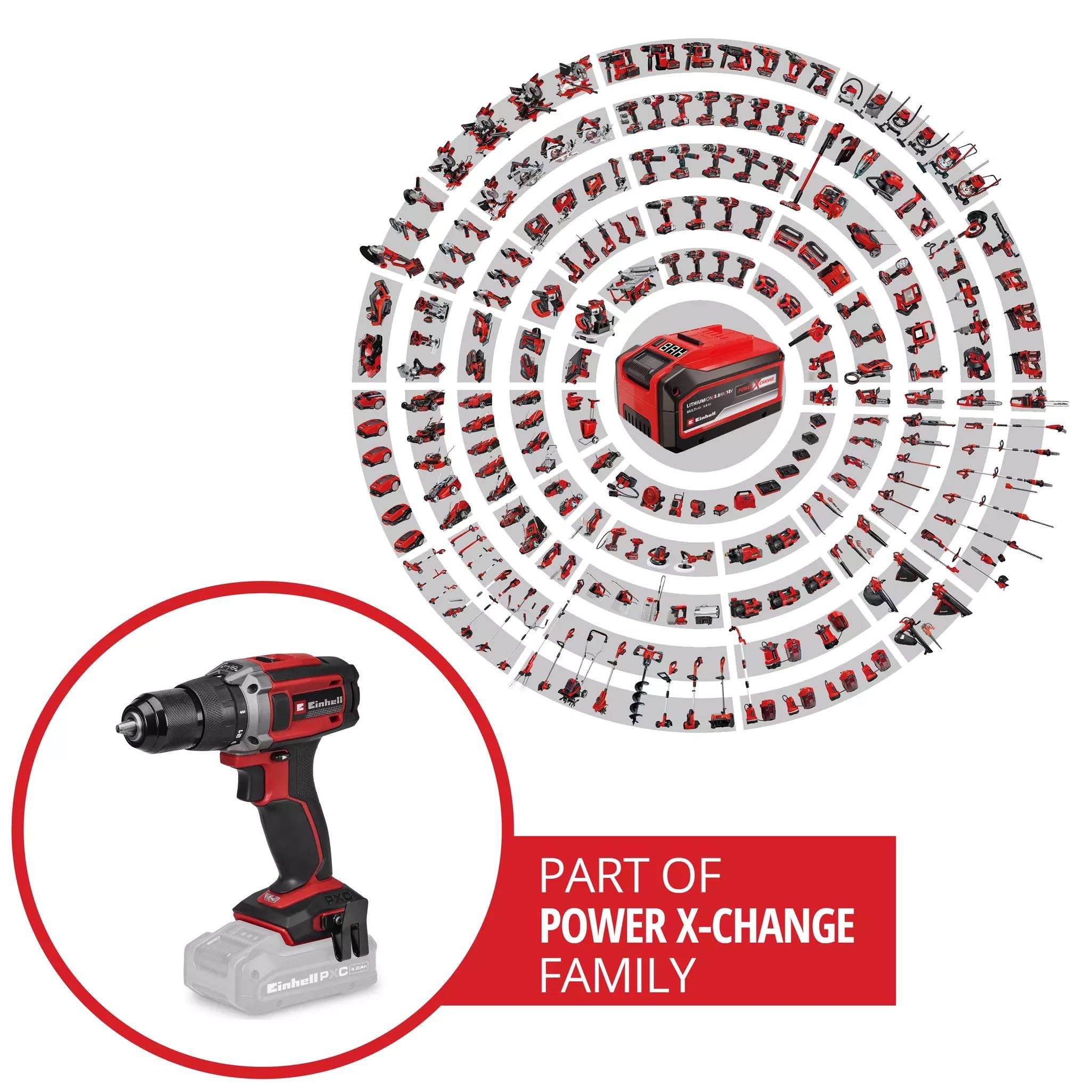 Einhell - Perceuse-visseuse sans fil - TE-CD 18/50 Li Solo
- 18 V 50 Nm - mandrin 13 mm - livrée sans batterie - Image 5