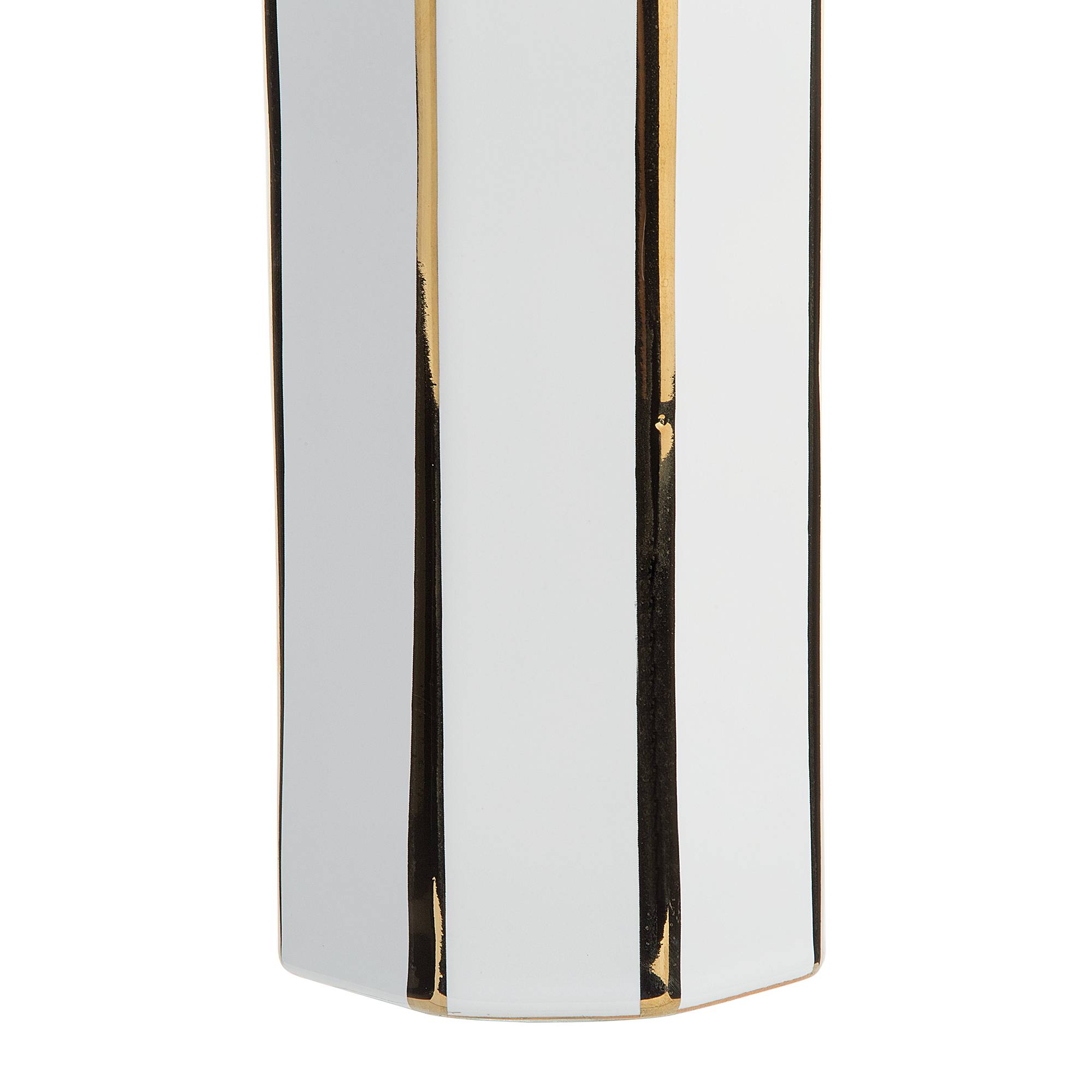 Beliani - Vase à fleurs Céramique Blanc ESTELLA - 12x12x40- Beliani - Image 5