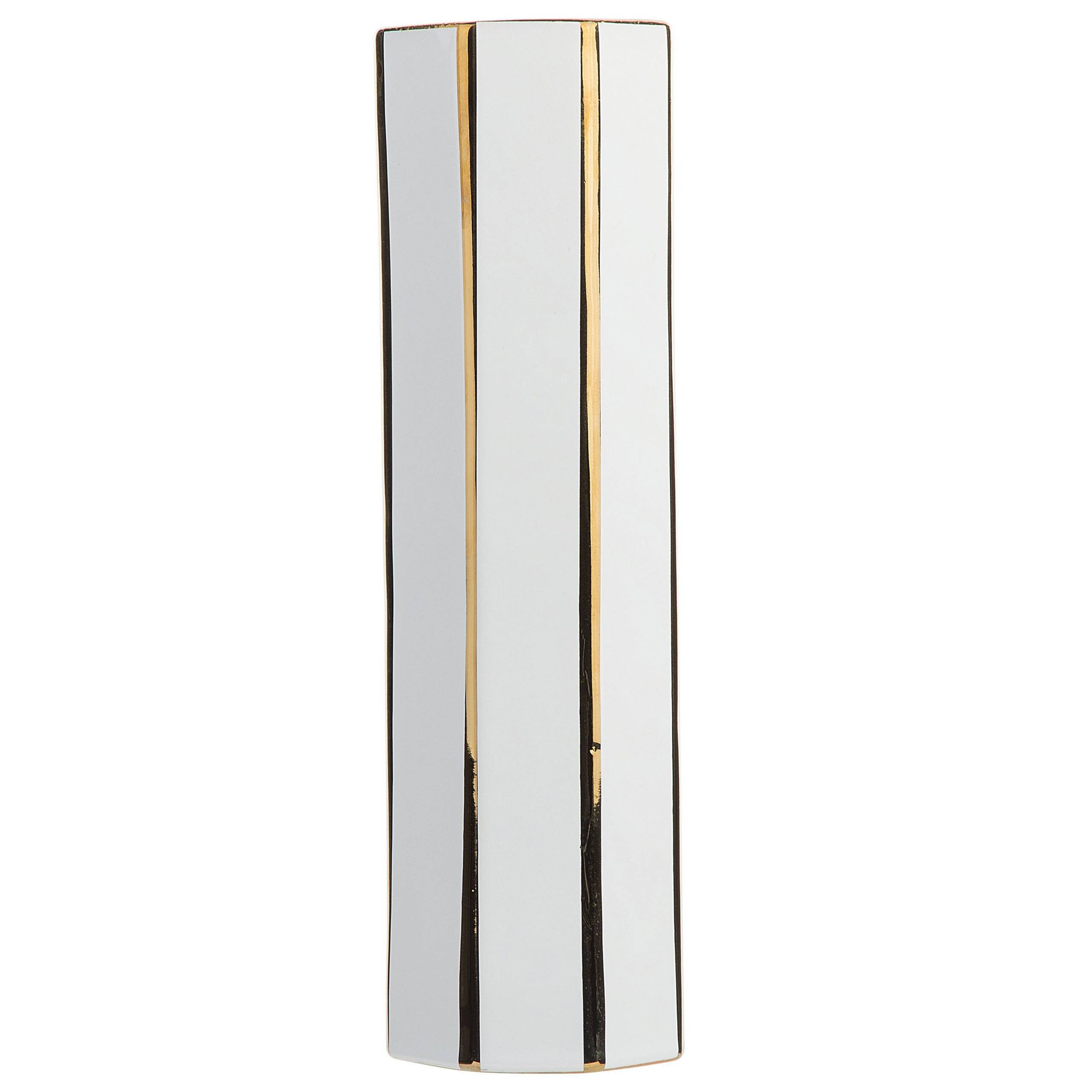 Beliani - Vase à fleurs Céramique Blanc ESTELLA - 12x12x40- Beliani - Image 2