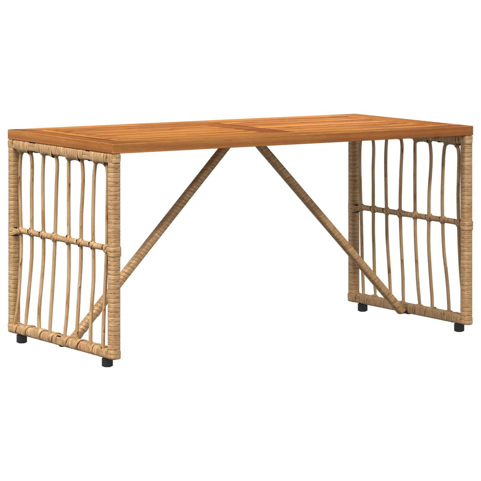 Vidaxl - Ensemble de meubles d'extérieur 4 pcs-Salons de jardin Blanc Naturel et Crème - Image 7