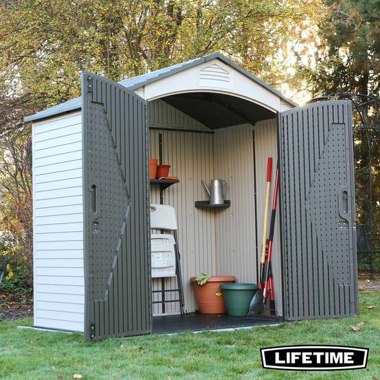 Lifetime - Abri de jardin résine 2.92m2 (2,1 3m x 1,37 m) LIFETIME #60057 - Image 4