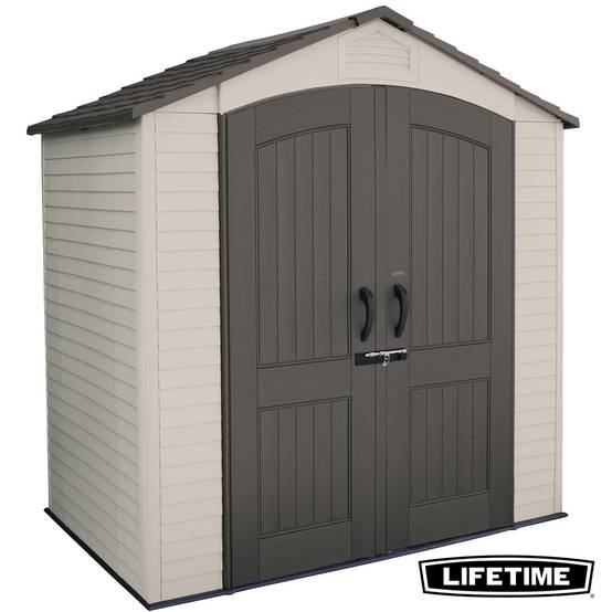 Lifetime - Abri de jardin résine 2.92m2 (2,1 3m x 1,37 m) LIFETIME #60057 - Image 1