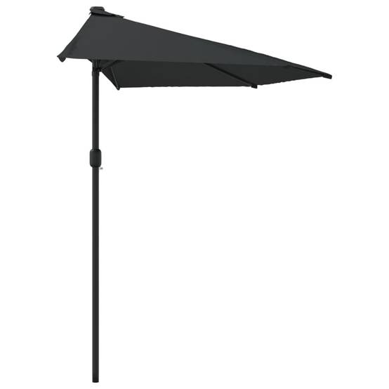PANGIVO - Demi-parasol aluminium noir 300 x 155 x 223 cm - PANGIVO - Image 4