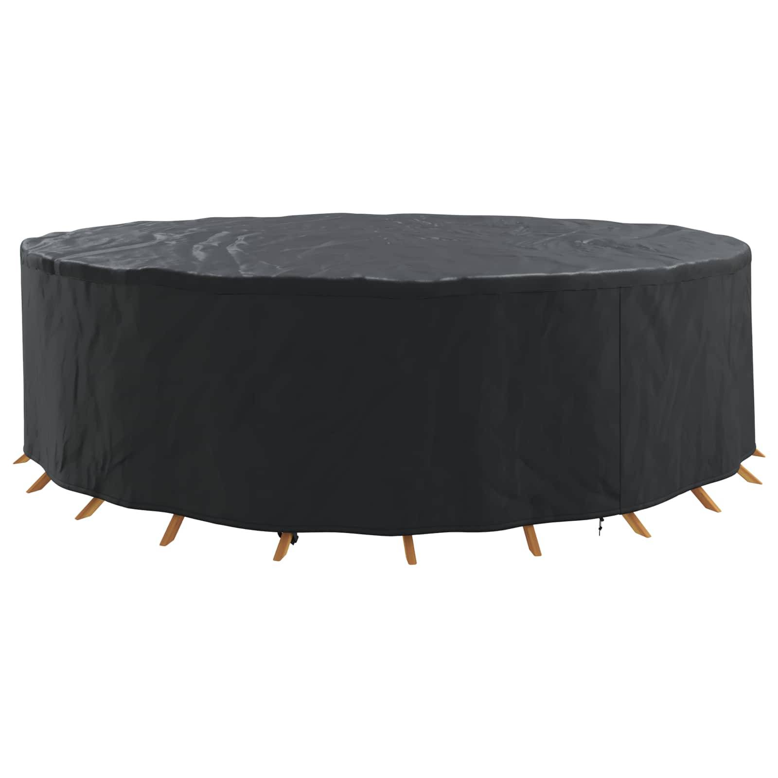 Housse de meuble tissu Oxford noir 320 x 320 x 85 cm, Poids:1.83kg - PANGIVO - Image 3