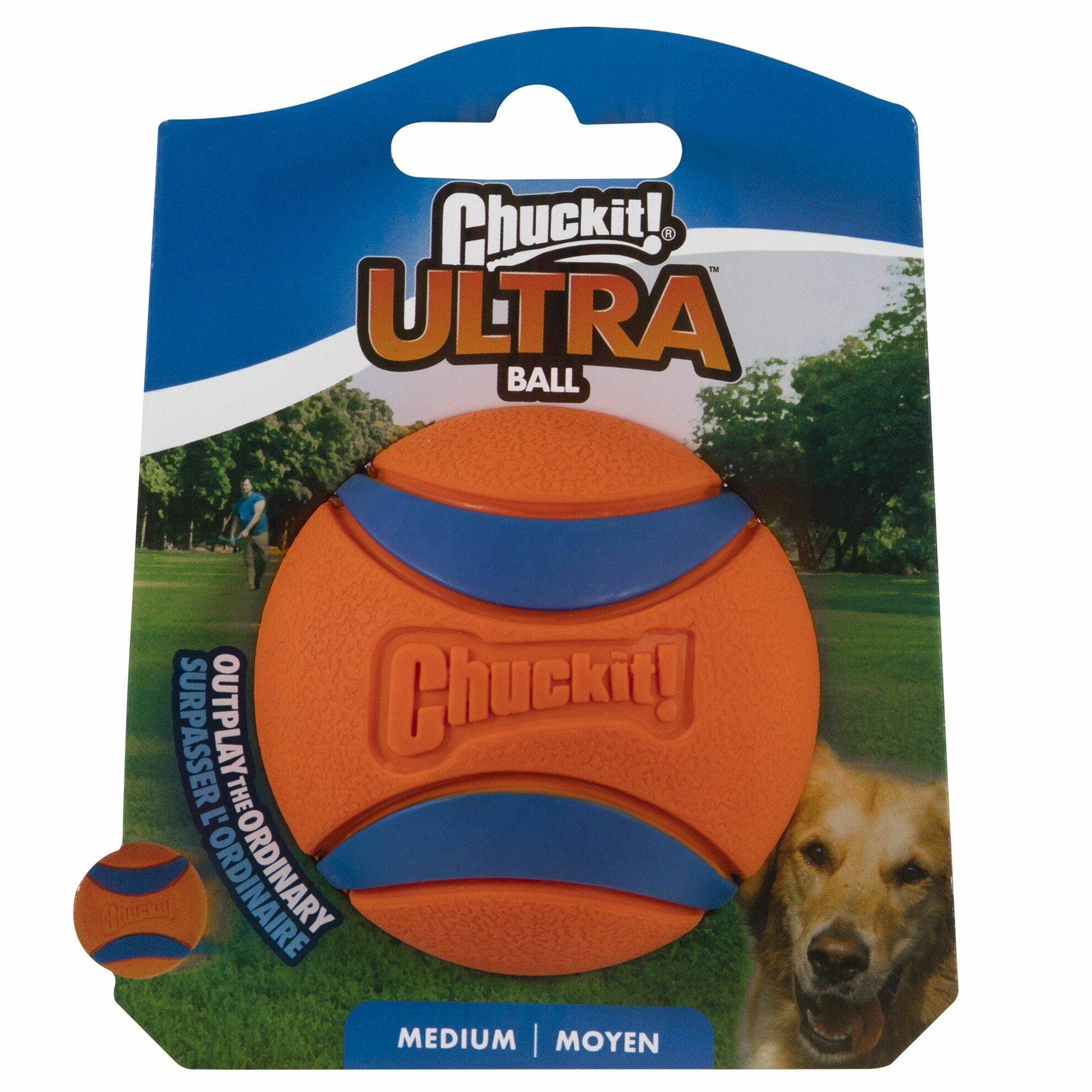 Balle Chuckit - à l'unité : Taille M - 6.5 cm CHUCK IT
