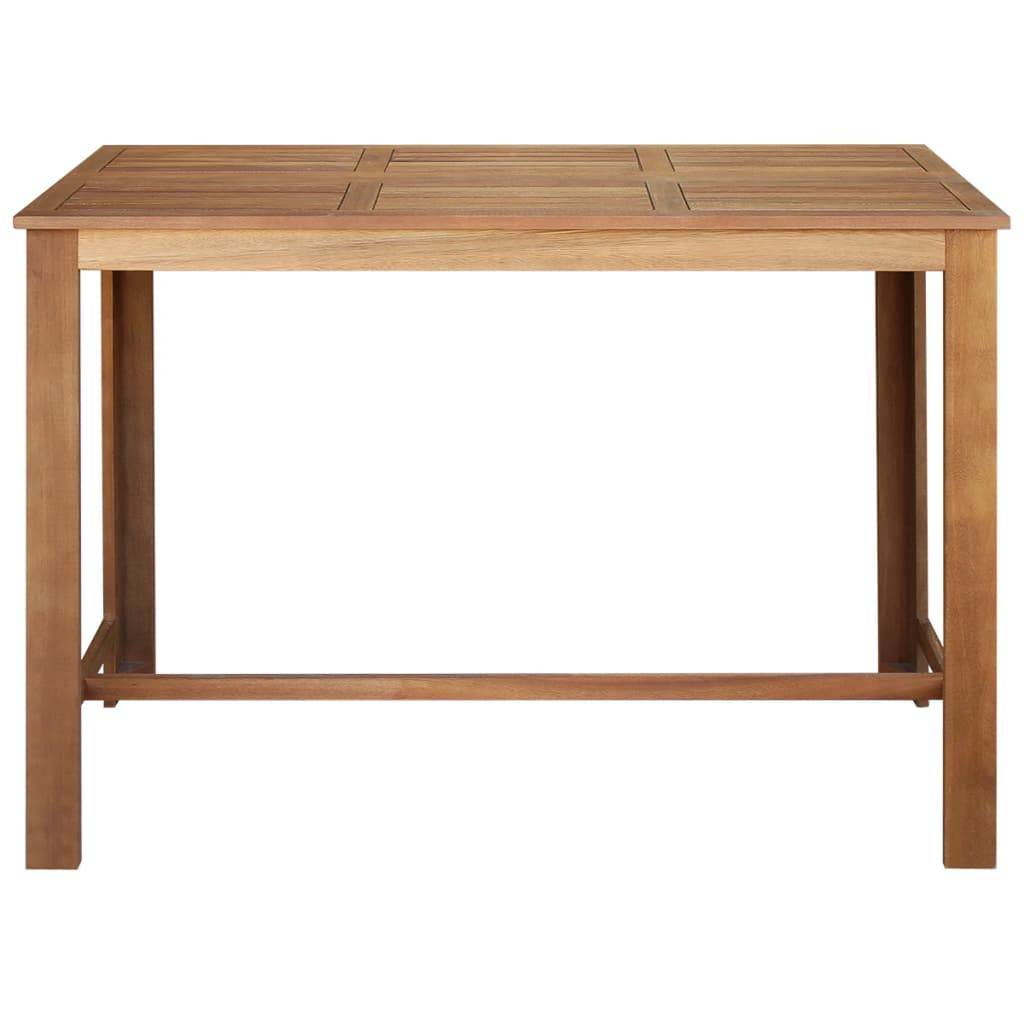 Helloshop26 - Table haute mange debout bar bistrot bois d'acacia solide 150 cm - Imagen 2