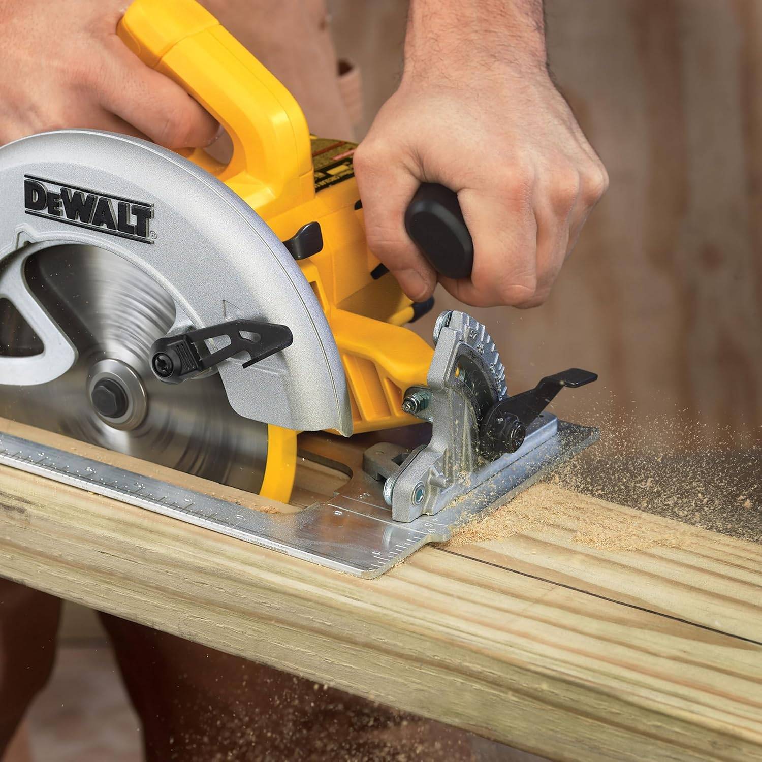 Scie circulaire 1600 W - Ø 190 mm 67 mm - Coffret - DEWALT - DWE575K-QS - Image 3