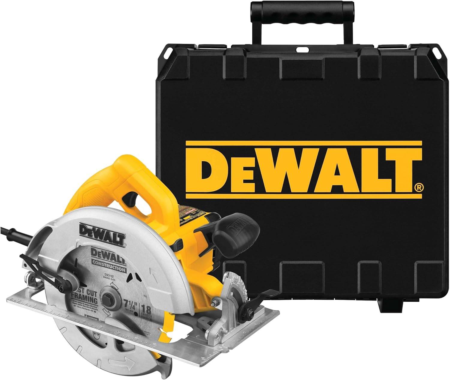Scie circulaire 1600 W - Ø 190 mm 67 mm - Coffret - DEWALT - DWE575K-QS - Image 7
