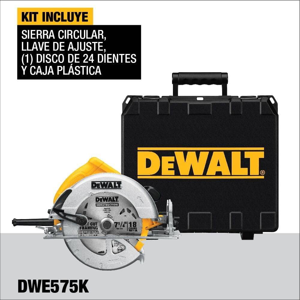 Scie circulaire 1600 W - Ø 190 mm 67 mm - Coffret - DEWALT - DWE575K-QS - Image 6