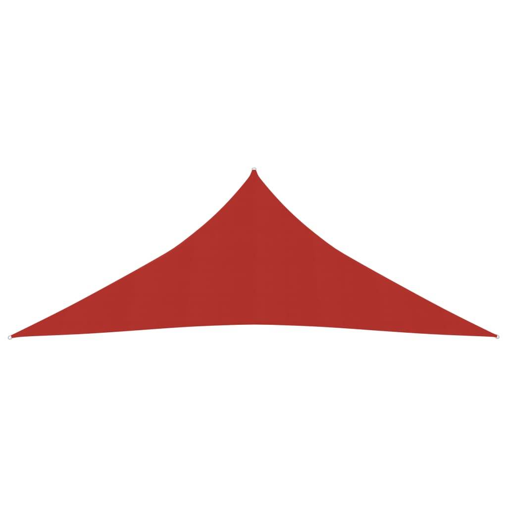 Helloshop26 - Voile toile d'ombrage parasol 160 g/m² PEHD 4 x 4 x 4 m rouge - Imagen 2