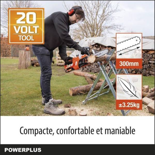 Tronçonneuse a batterie 20 volts 30cm - Image 2