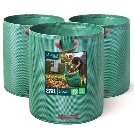 Vounot - Sac de jardin 272L Lot de 3 sacs XXL - Image 1