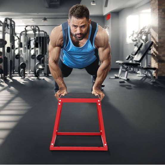 Vevor - VEVOR Boîte pliométrique 3 pcs 305/458/609 mm, capacité 227 kg, antidérapante, empilable, pour musculation, crossfit et entraînement à domicile. - Image 8