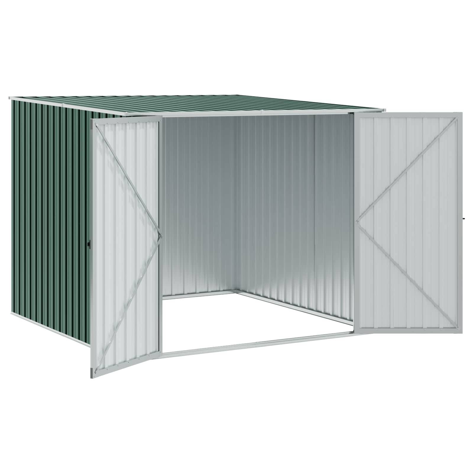Vidaxl - Abri de jardin Vert 195x198x159 cm Métal galvanisé 3.9m² vidaXL 46253 - Image 8