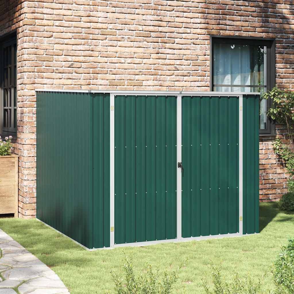 Vidaxl - Abri de jardin Vert 195x198x159 cm Métal galvanisé 3.9m² vidaXL 46253