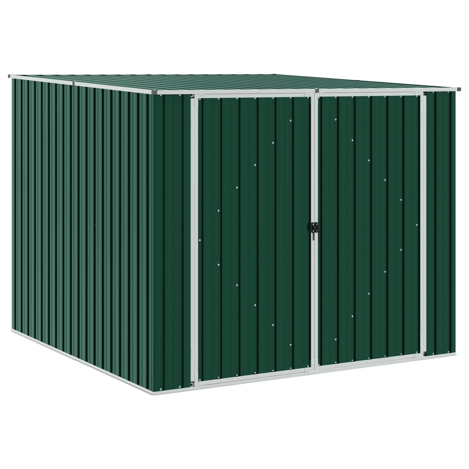 Vidaxl - Abri de jardin Vert 195x198x159 cm Métal galvanisé 3.9m² vidaXL 46253 - Image 2