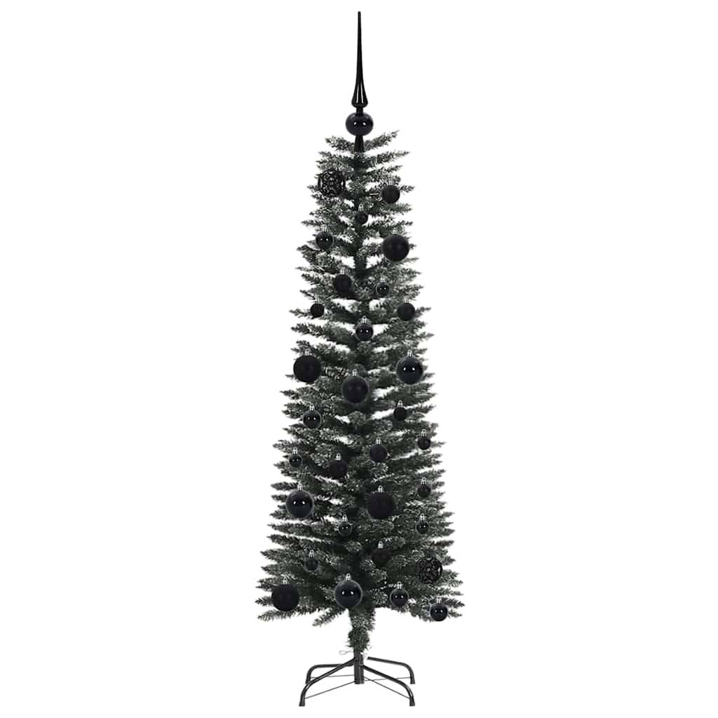 ComfortXL - Sapin de Noël Vert 120cm Design Conique, Illuminé par 150 LED avec Boules – ComfortXL Outdoor Living - Image 4