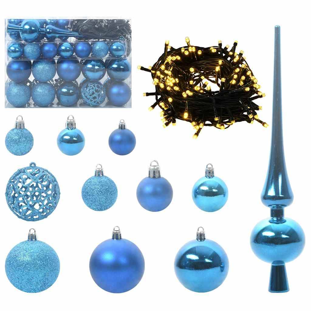 Sapin de Noël | Arbre de Noël mince Vert 150 cm PVC et bois de pin massif Maison Chic - Image 6