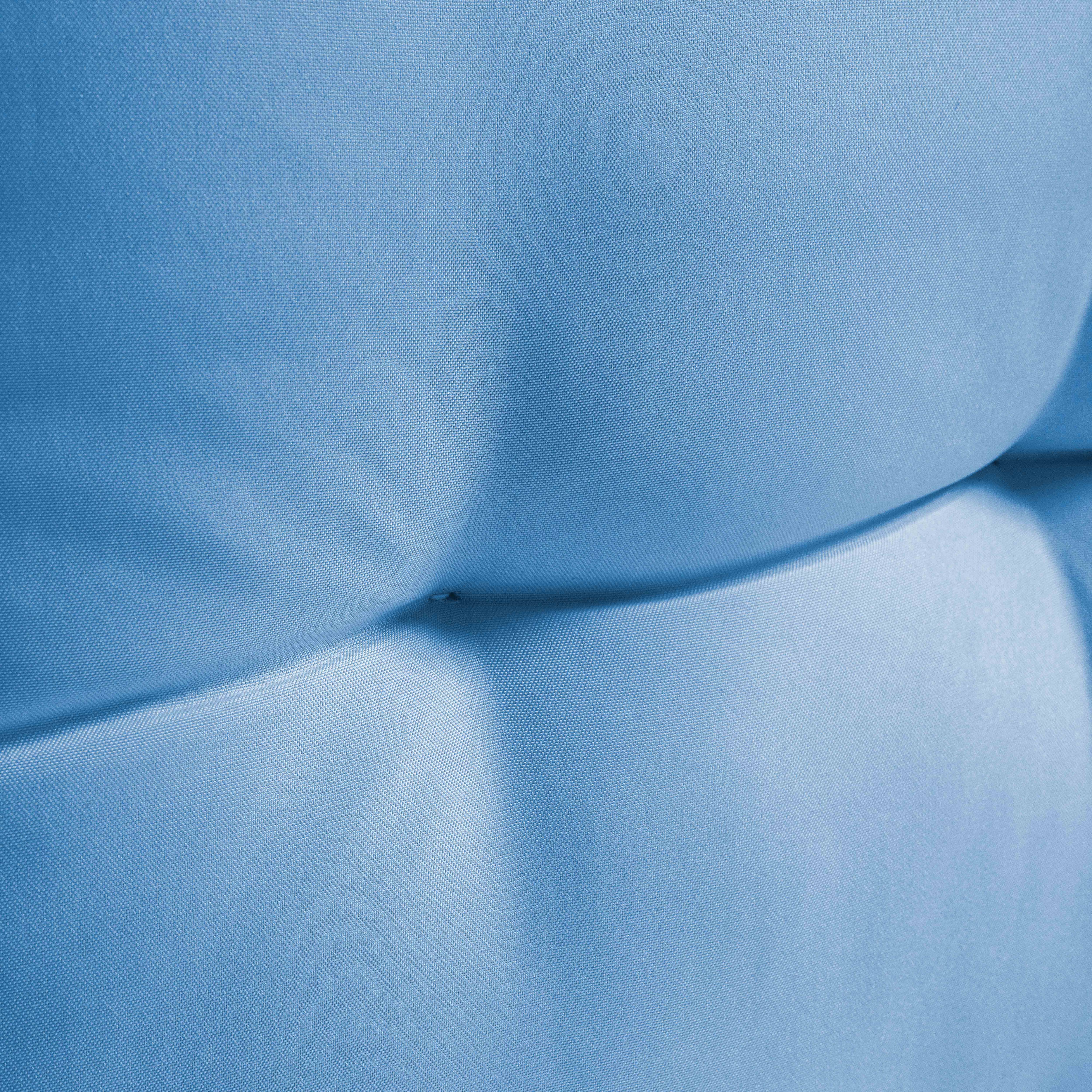 Oviala - Coussin d'extérieur matelassé bleu 60 x 40cm Cuzco - Oviala - Imagen 4