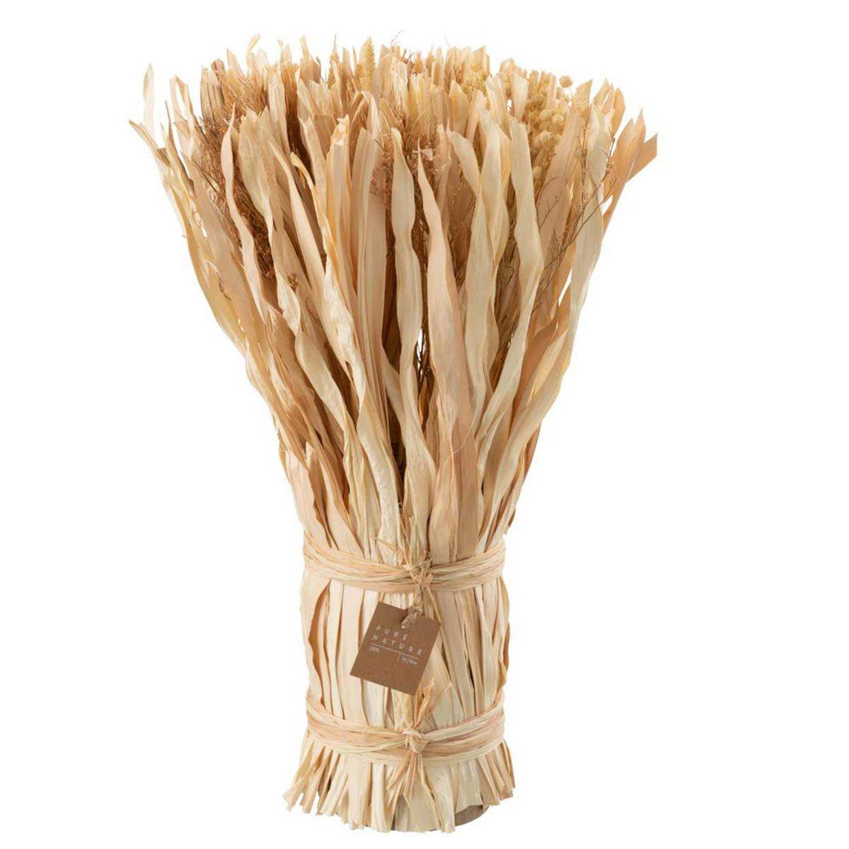 J-Line - Bouquet de Fleurs Séchées "Soul" 40cm Naturel