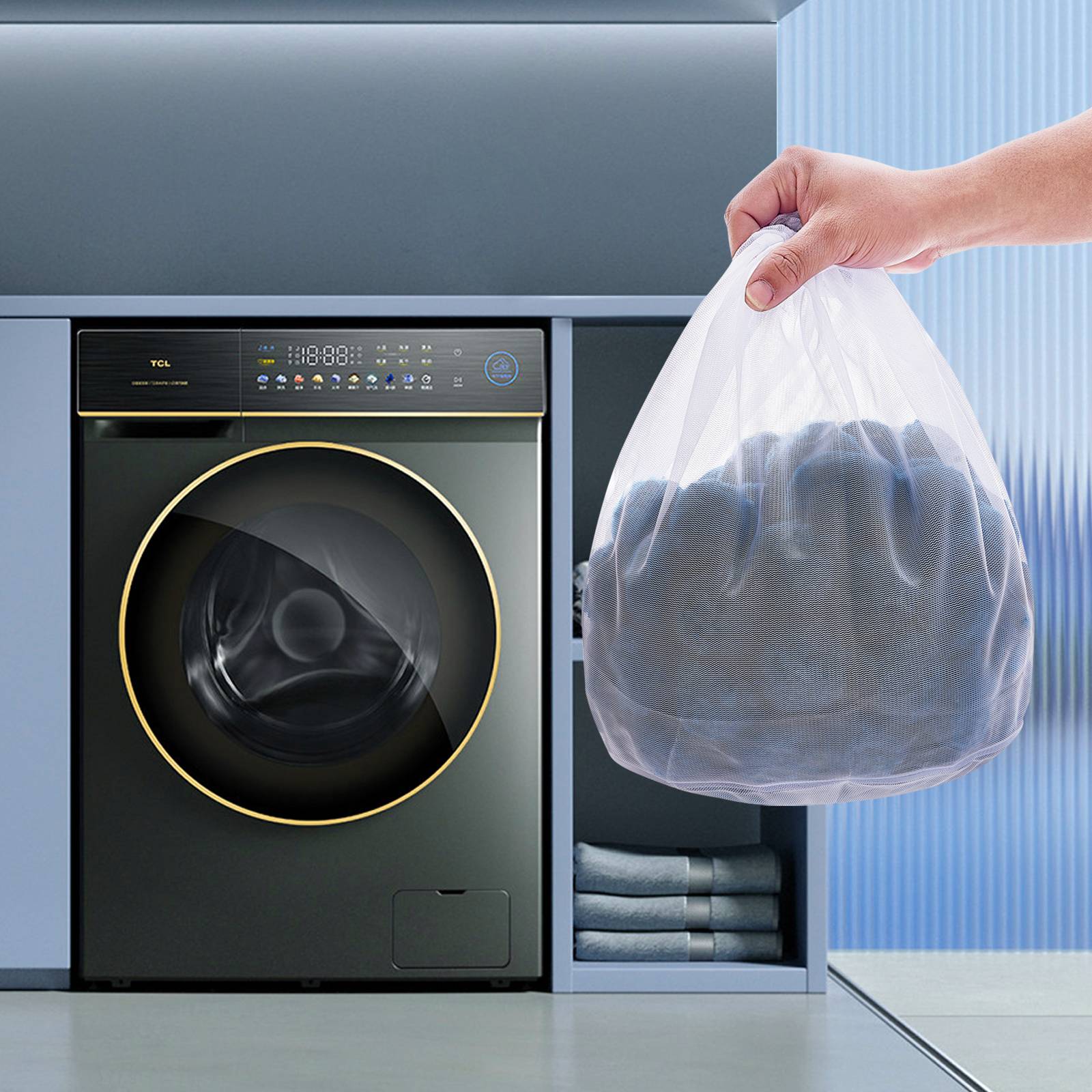 Vevor - VEVOR Boules filtrantes pour filtre à sable 0,71 kg, fibres polyester réutilisables, sac de lavage inclus, compatible filtres sable/cartouche/DE, bleu - Image 8