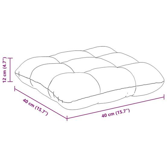 Lot de 4 Coussins d'Assise Microfibre Résistante Housse Amovible pour Bureau Noir 40x40 cm – ComfortXL Outdoor Living - Image 6
